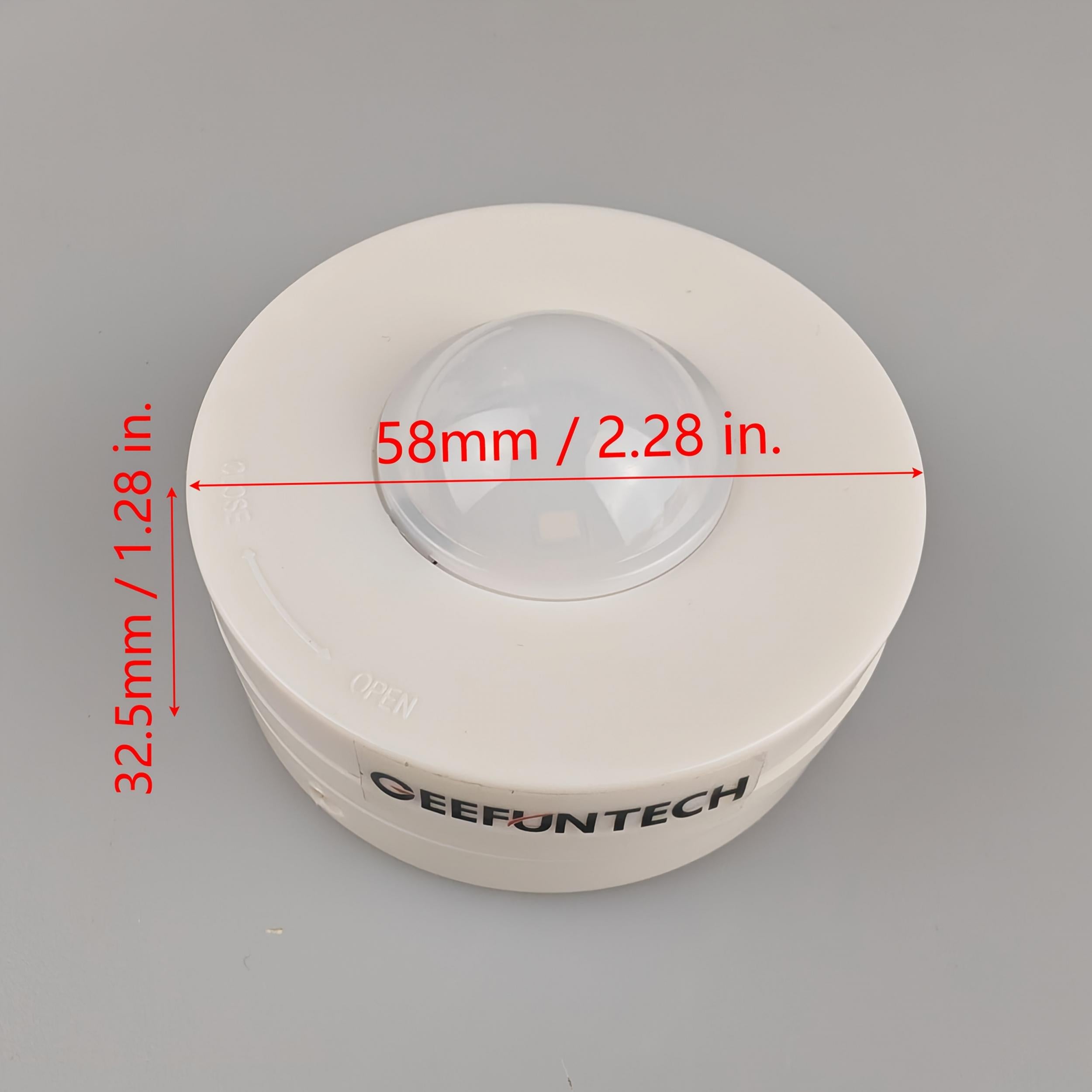 GEEFUNTECH LED Microscope Fill Light Source Wireless 3 AAA Batteries