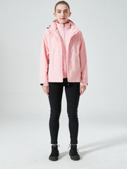 Women's 3-in-1 Outdoor Jacket, Thermal, Waterproof, Hardshell with Fleece