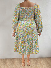  Women's Floral Print Maxi Dress
