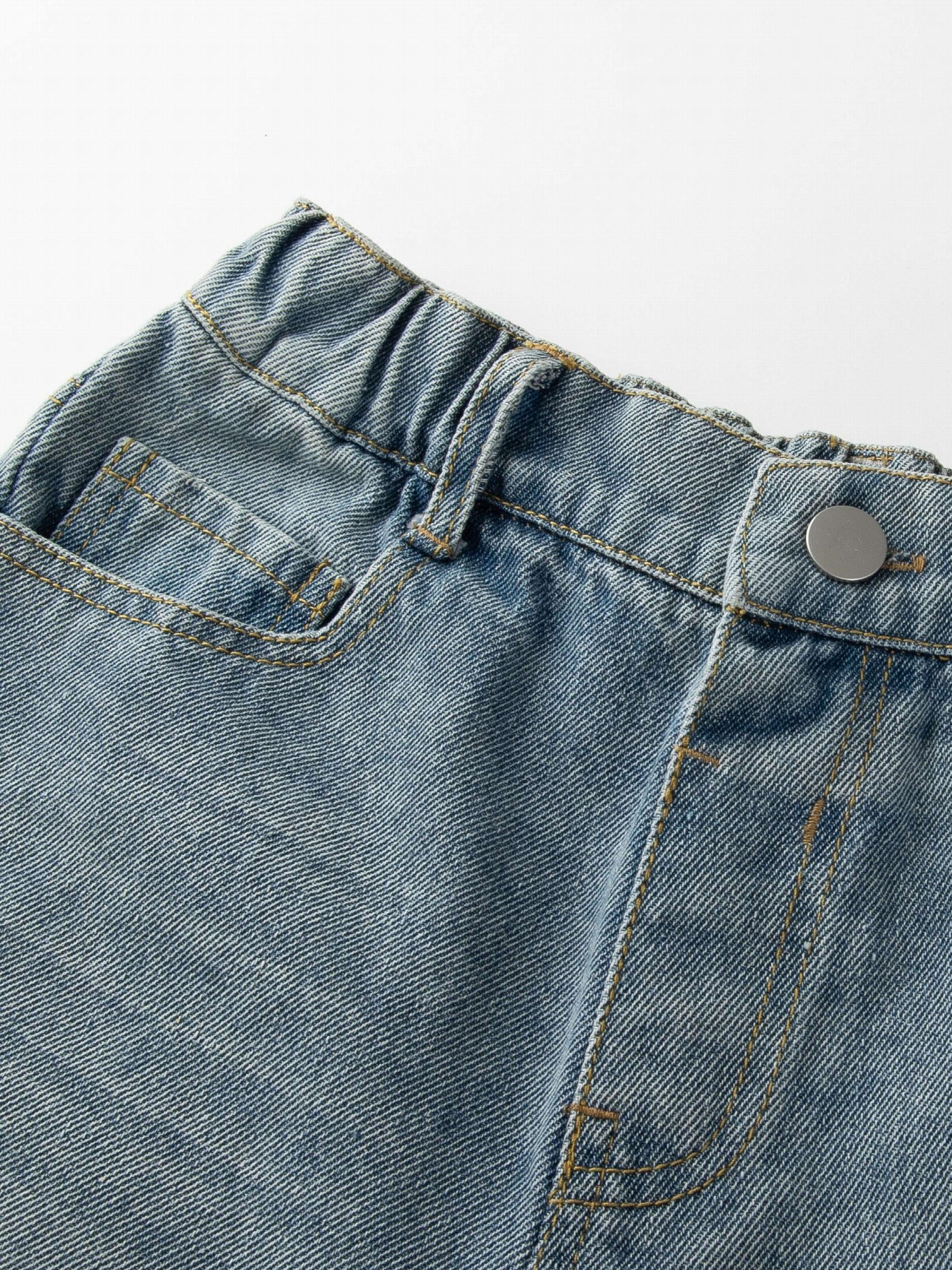Boys Ripped Denim Shorts for Summer