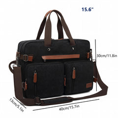 Convertible Laptop Bag 43 94 Cm Messenger Shoulder Backpack Briefcase