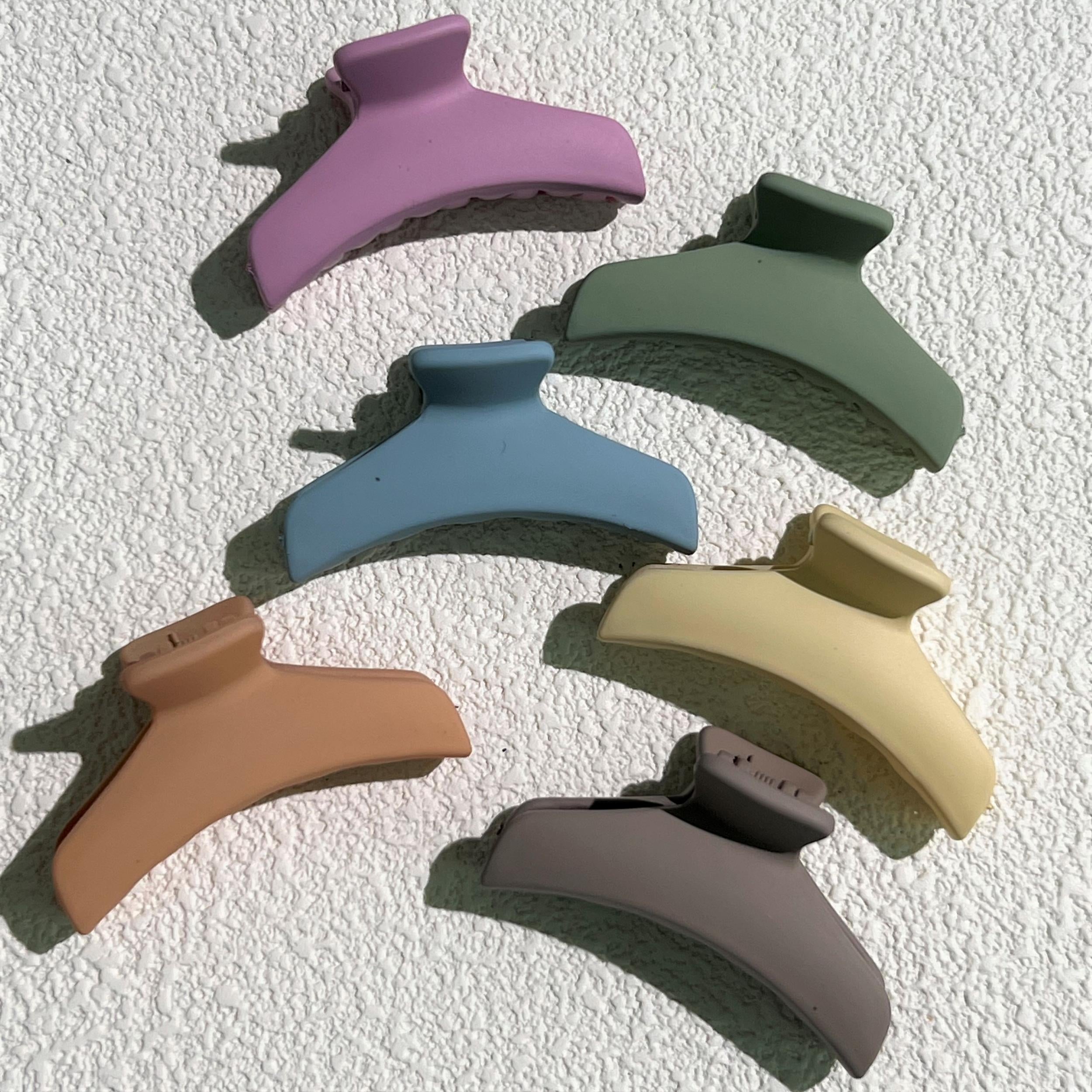6pcs Small Hair Claw for Thin & Thick Hair