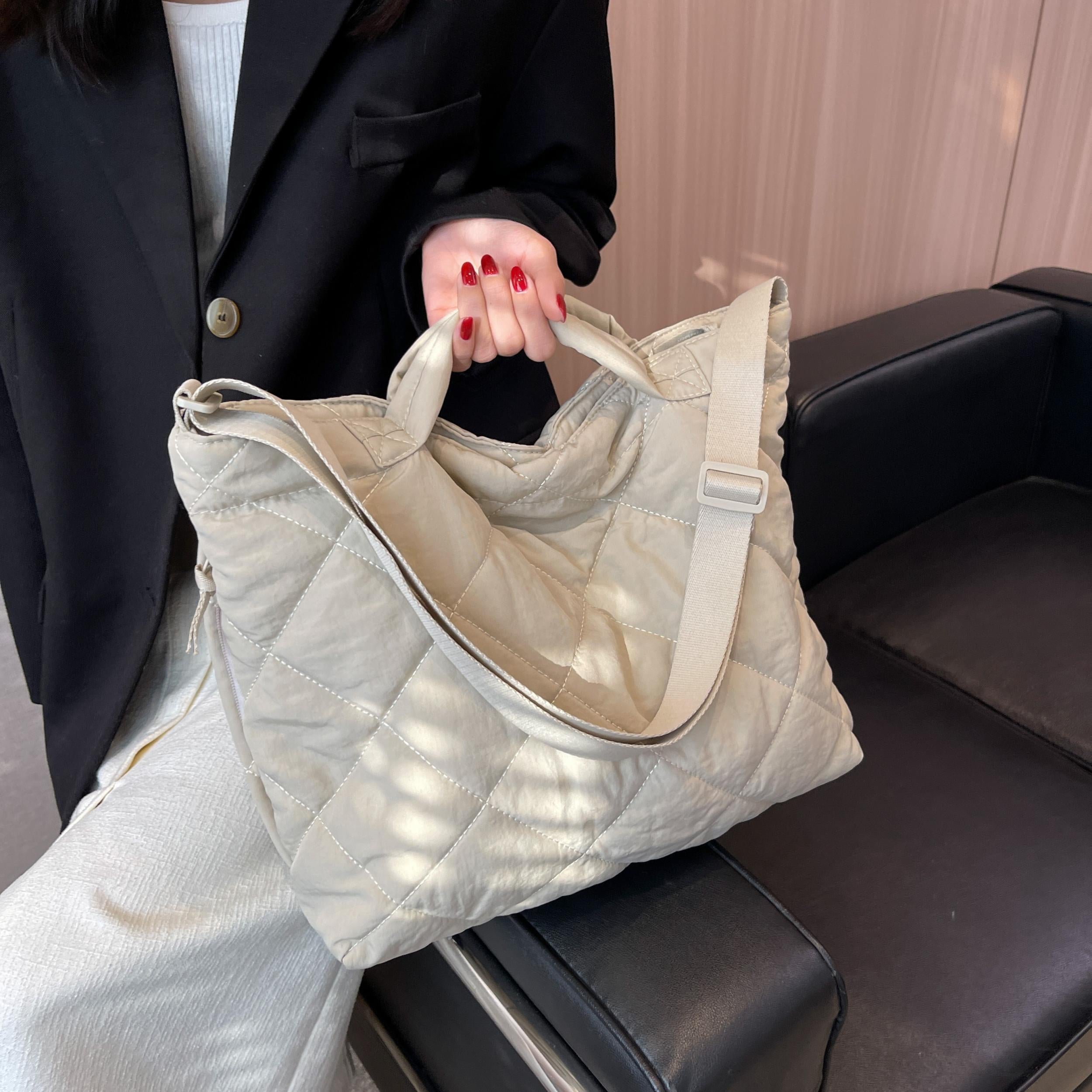Large Capacity Winter Shoulder Bag for Women
