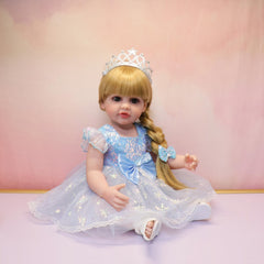 55 88 Cm Full Plastic Princess Rapunzel Doll with Accessories