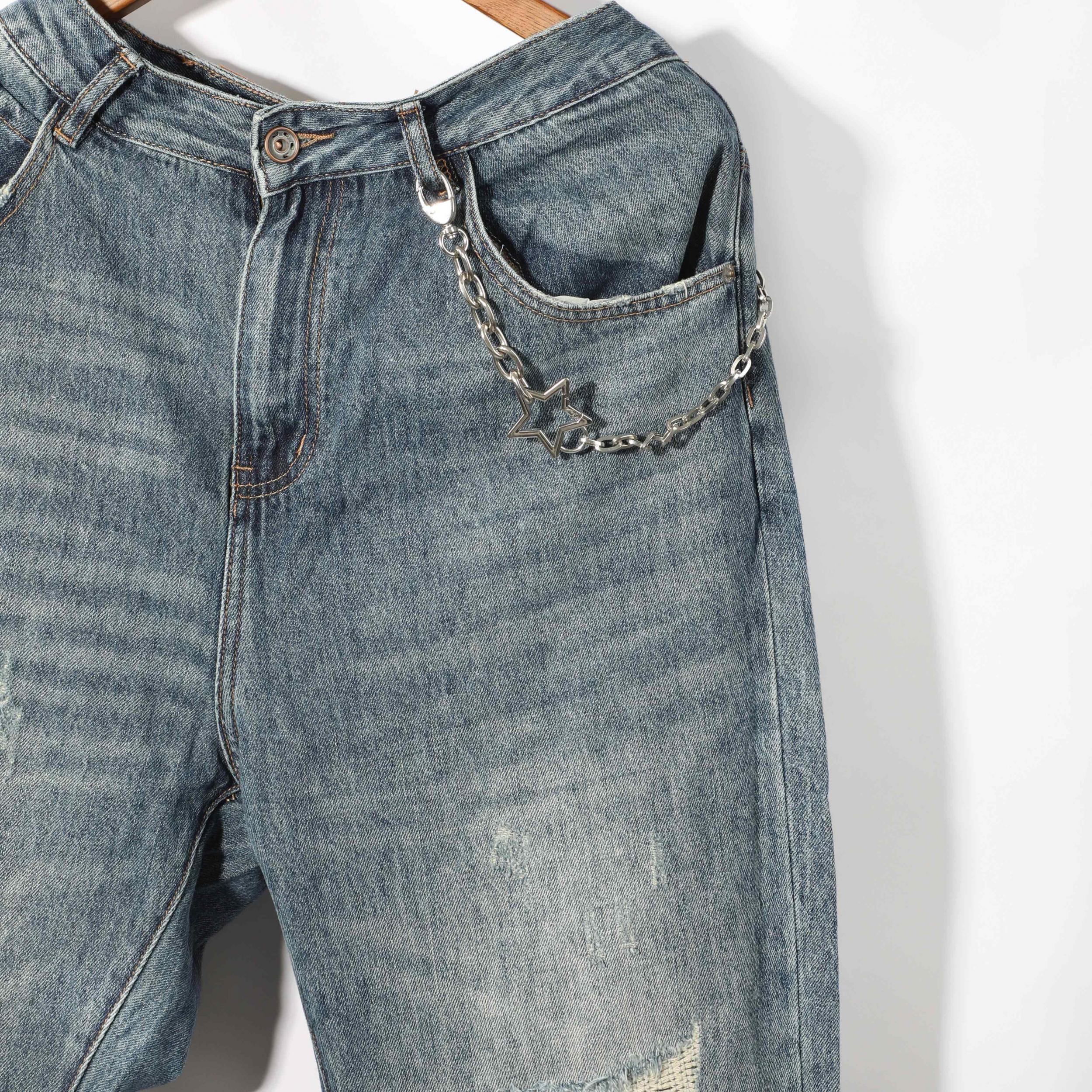Unisex Star Necklace Pant Chain Belt Decoration