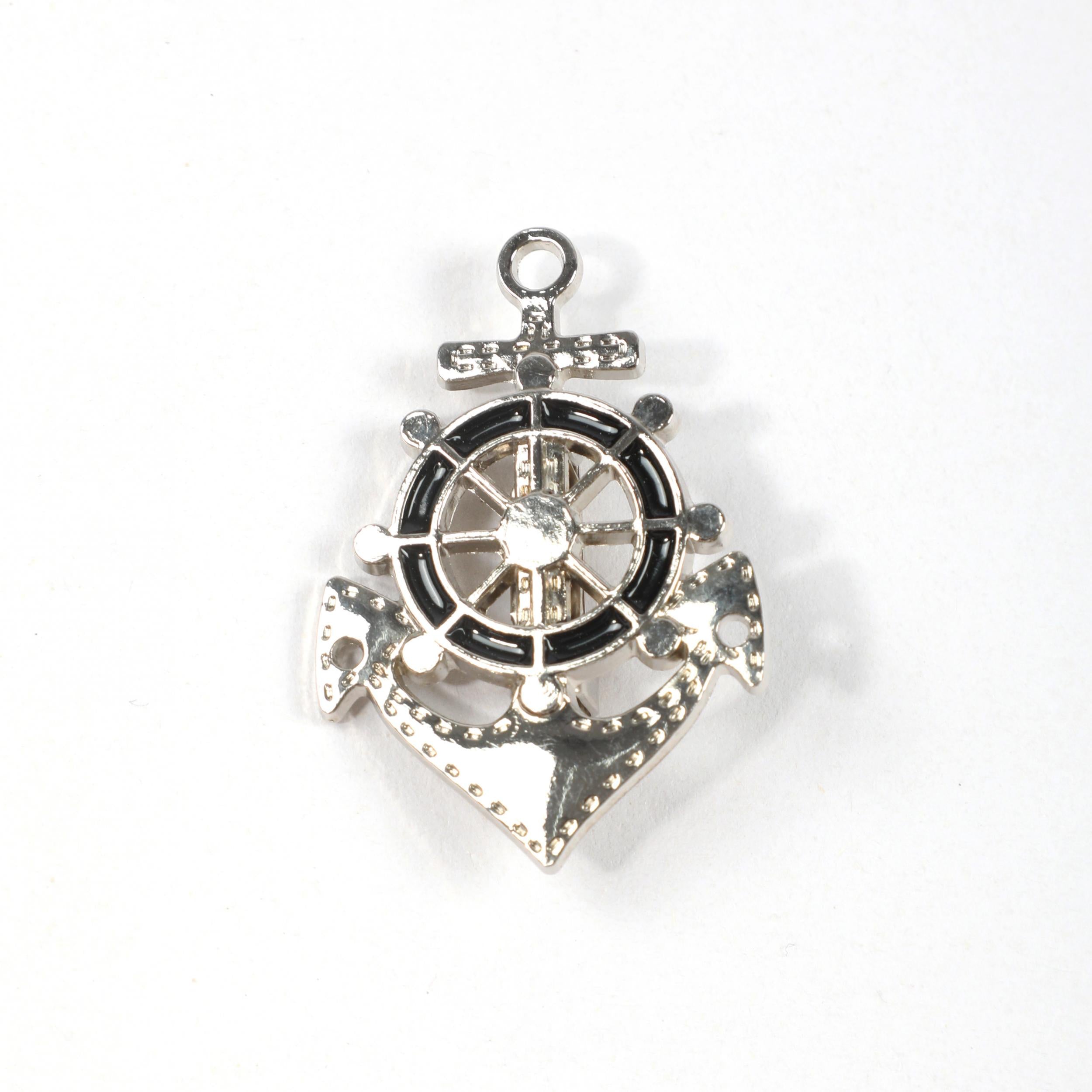 1PC Men's Boat Rudder Brooch Clothing Accessories