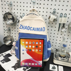 Women's Solid Backpack for Travel and School