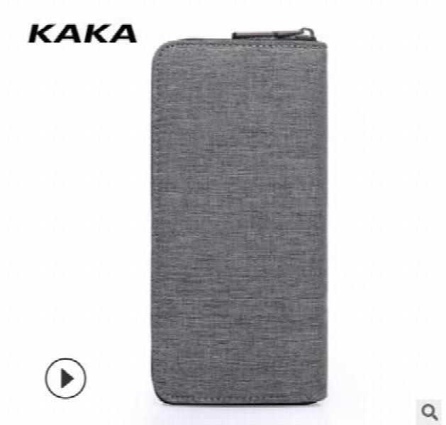 Men's Clutch Wallet Money Clip Large Capacity Phone Bag