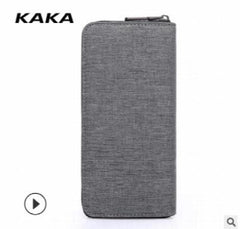 Men's Clutch Wallet Money Clip Large Capacity Phone Bag