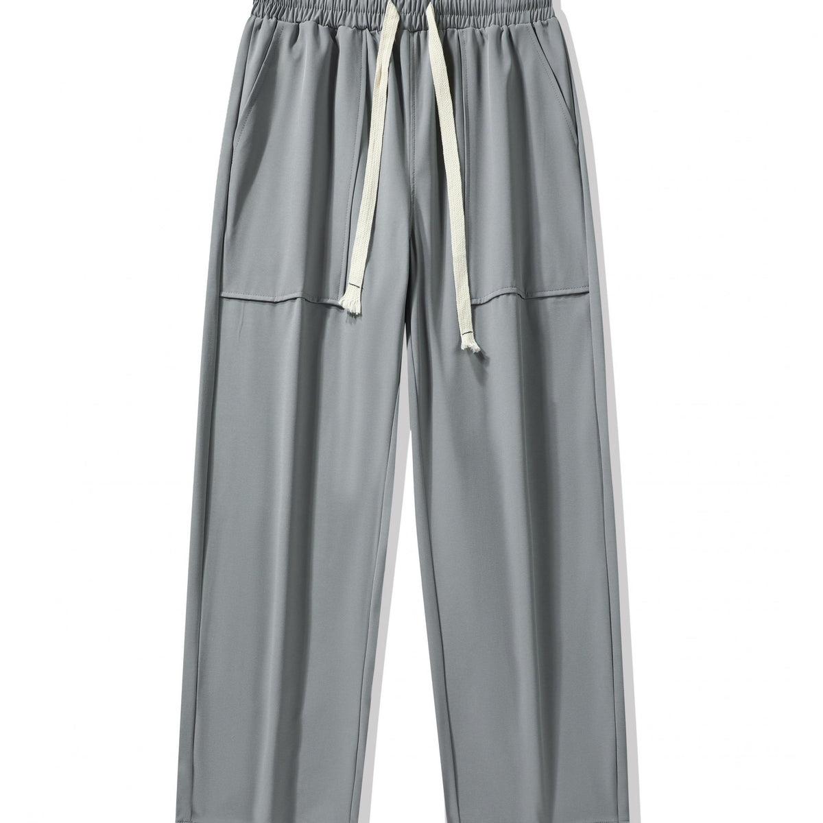 Men's Drawstring Loose Long Pants With Pockets for Spring & Summer
