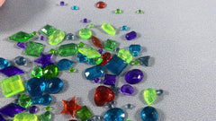 DIY Mirror Jewelry Crystal Drop Silicone Mold Assorted Varieties Gem Pendant Mol