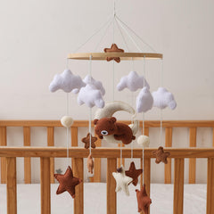 Bear Shaped Baby Toy, Nursery Room Decor, Stroller Pendant