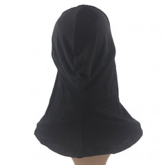 Soft Underscarf Cap Neck Cover Inner Cap Solid Hijab Hats Turban Cap