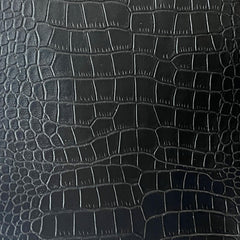 1pc PU Leather Fabric Crocodile Pattern Road Leather Fabric 0.91 Meter