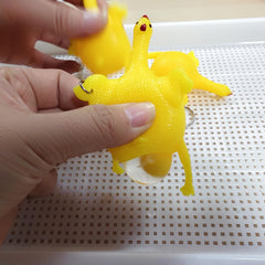 2pcs Laying Hen Keychain Chicken Doll Key Chain Bag Pendant
