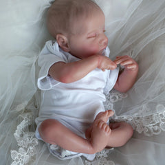 Realistic Reborn Doll with 3D Painted Skin and Cloth Body