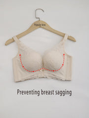 Lace Push Up Bra, Comfy & Breathable Women's Lingerie