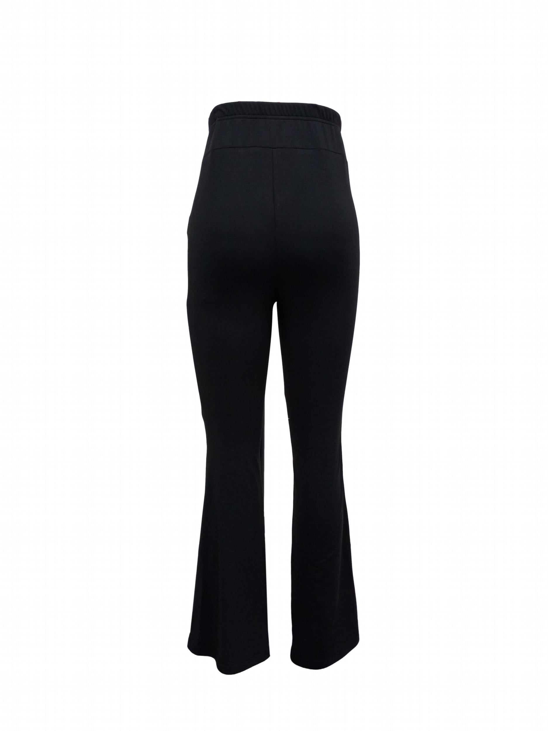Slim Flare Leg Pants Casual Irregular Waist Pants Spring & Fall