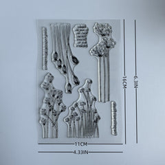 Nature Theme Silicone Stamp for Card Making & Scrapbooking