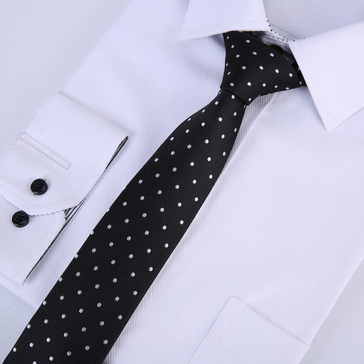 1200Needles Men's Dot Printed Neck Tie