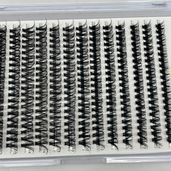 Fire Shaped Halloween Individual Cluster False Eyelashes