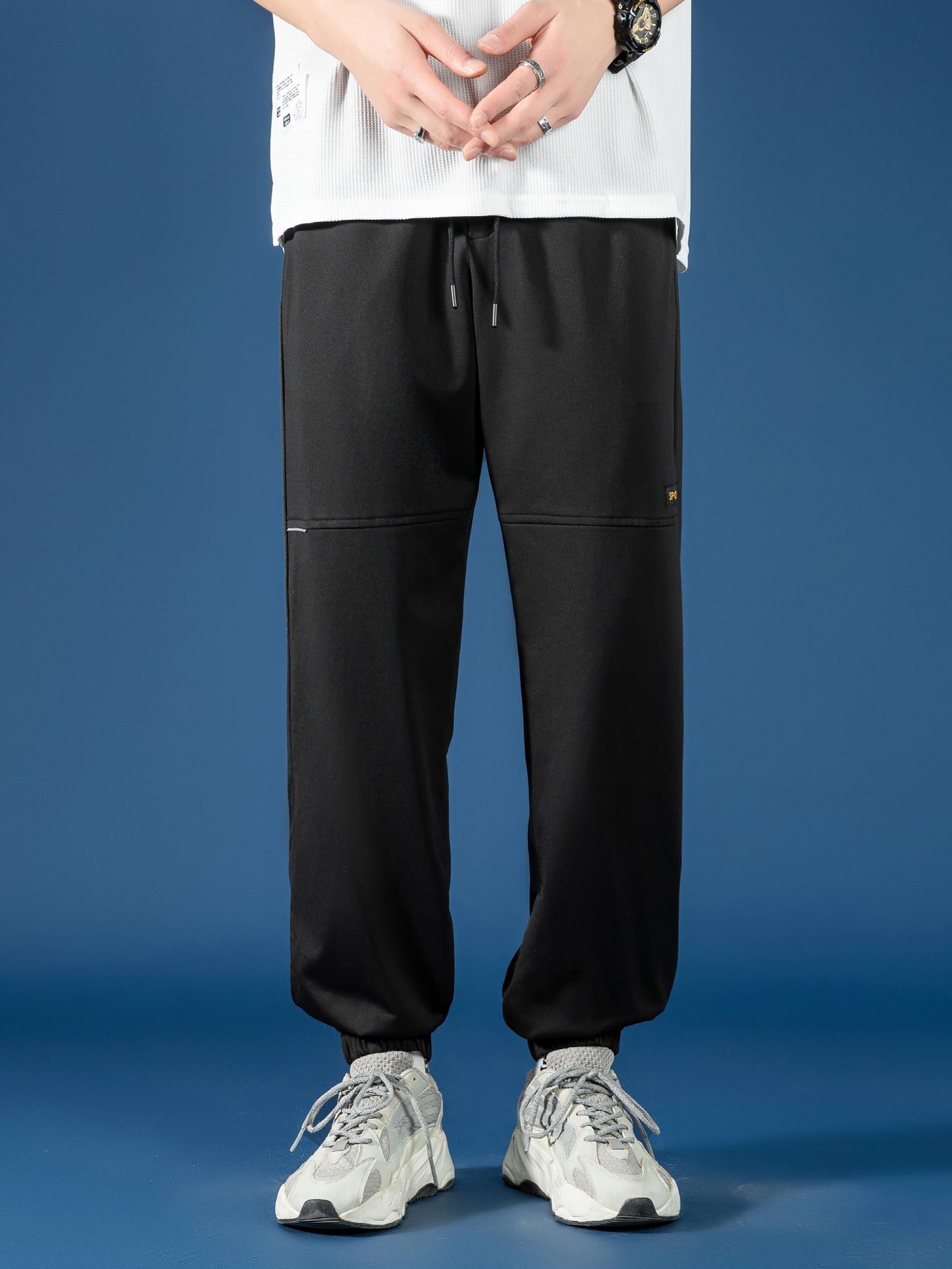 Drawstring Sweatpants Loose Fit Casual Joggers for Men