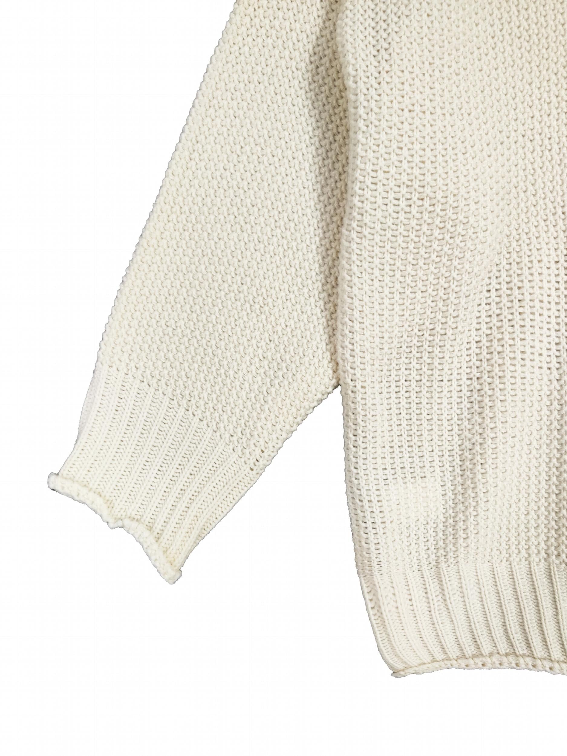 Solid Bat Sleeve Mock Neck Knitted Pullover Sweater