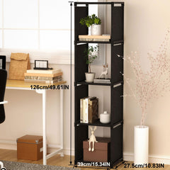 Cube Plastic Book Shelf Stackable Clothes Storage Durable Rack Organizer