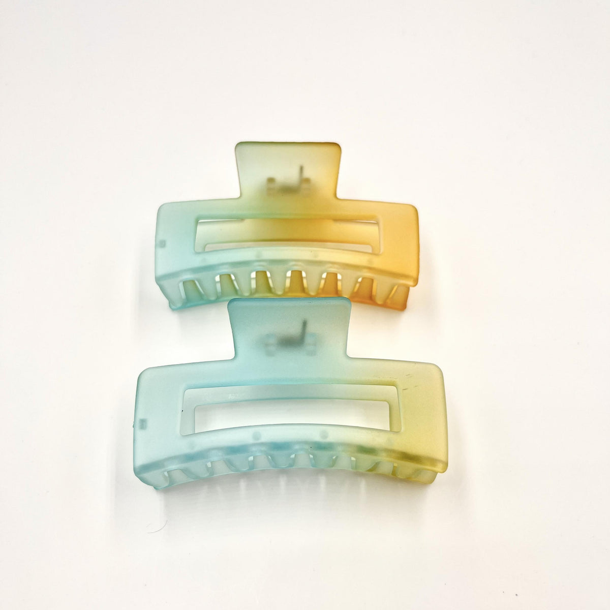 2pcs Gradient Claw Clips Hair Clips - Princess Decorative Hair Accessories