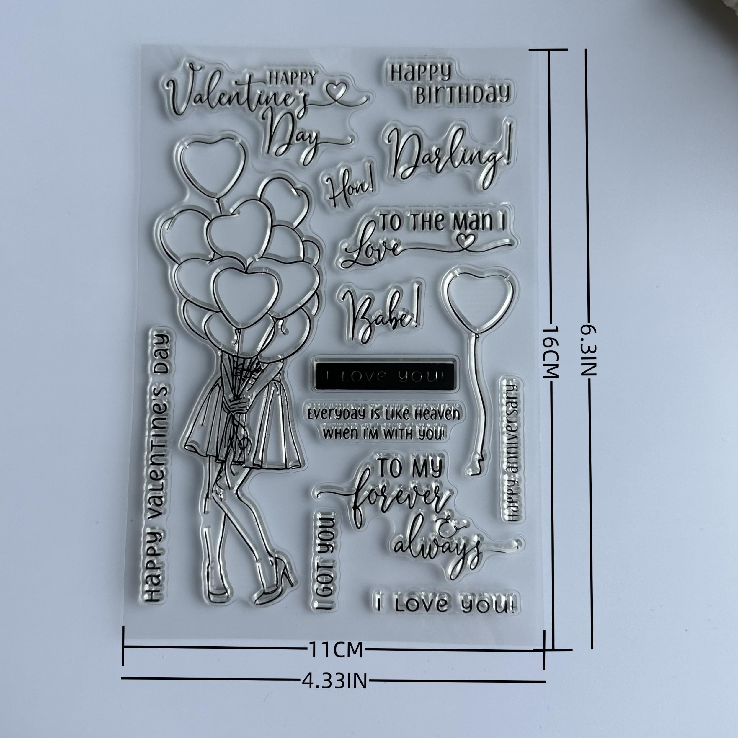 Cartoon Transparent Stamp for Journaling & Scrapbooking