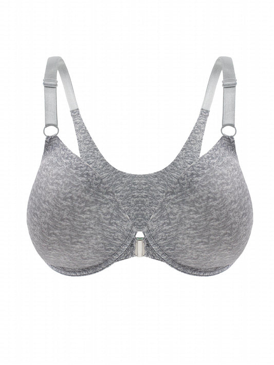  Sports Bra Women's Plus Front Closure Padded Fitness Bra