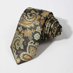 Men's Silk Necktie Floral Business Wedding Party Gift For Men