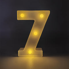 LED Light Up Numbers 0-9 for Festive Home Decor