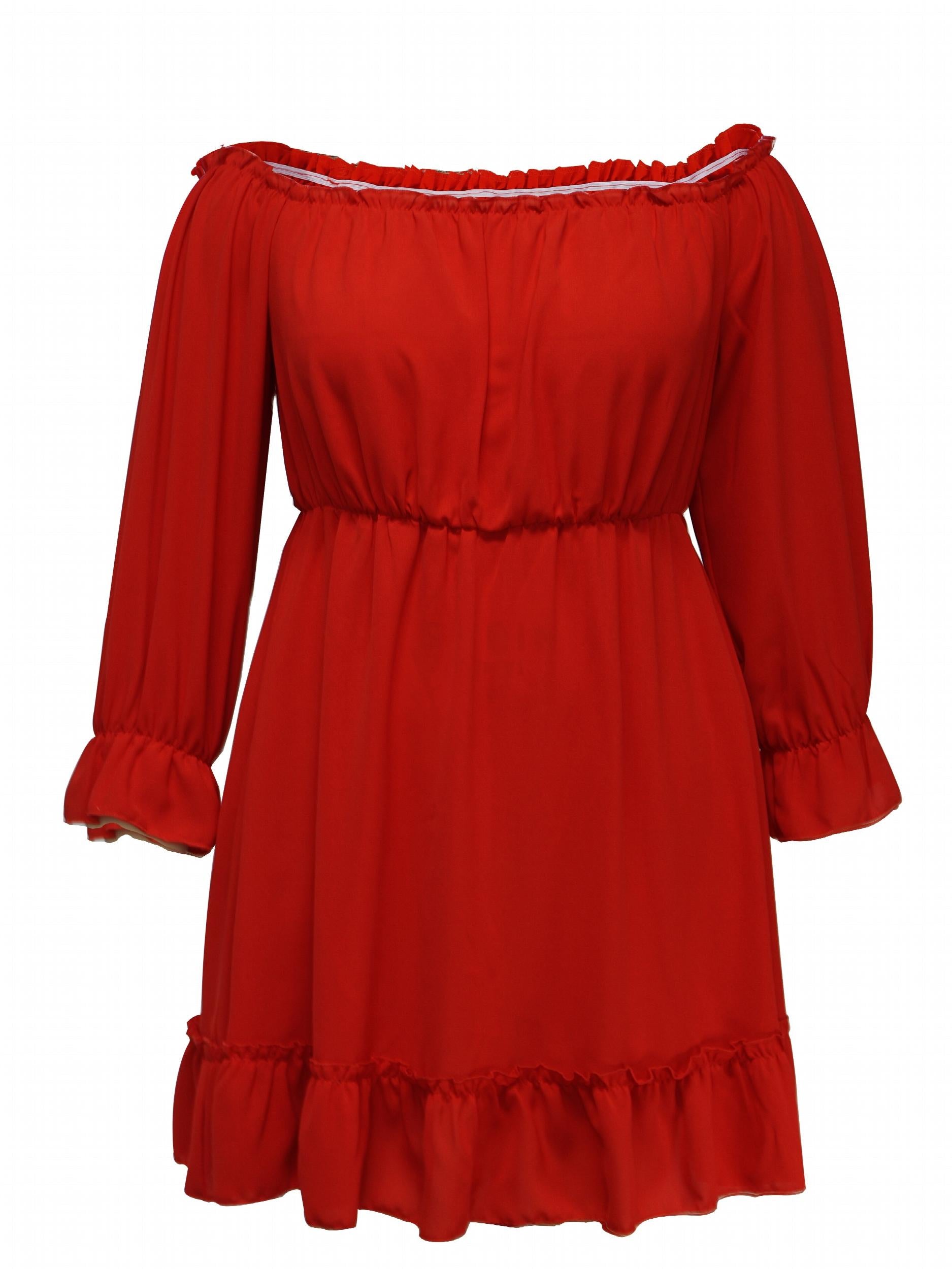  Sexy Dress Women's Off Shoulder Midi Dress