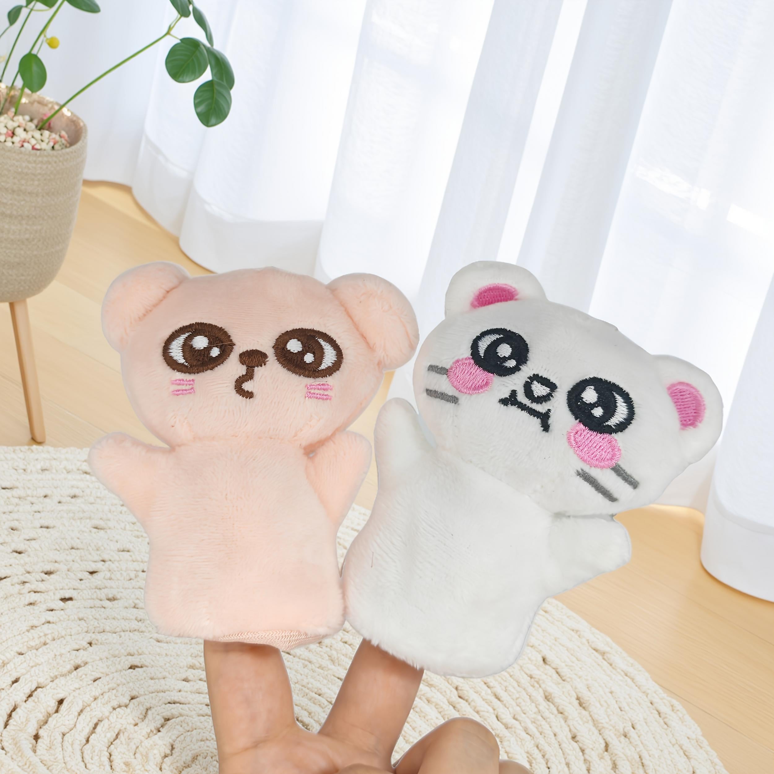 2 Pack Plush Dolls Parent Matching Game Interactive Pendant Dolls