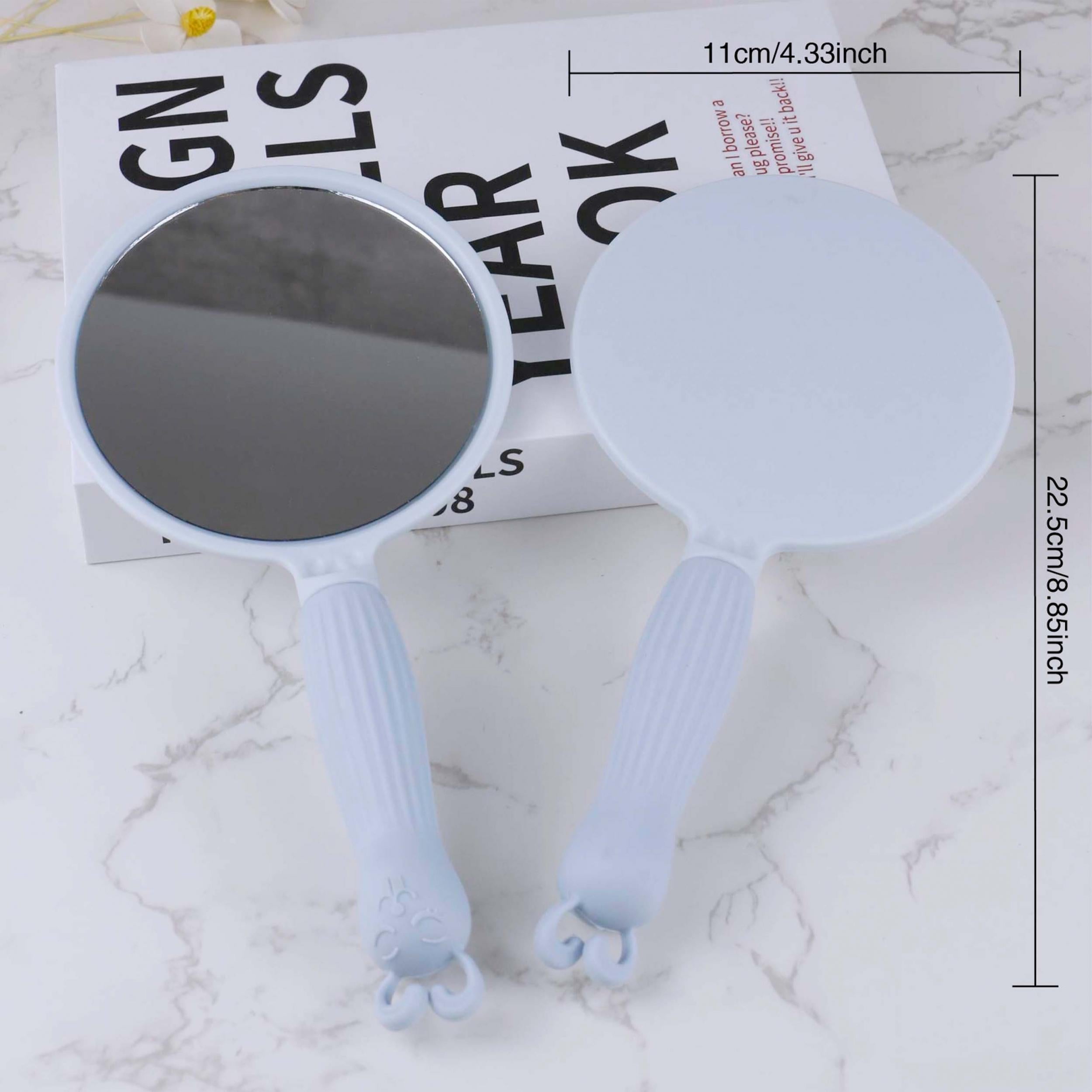 Cartoon Handle Candy Hand Mirror Portable Makeup Mirror