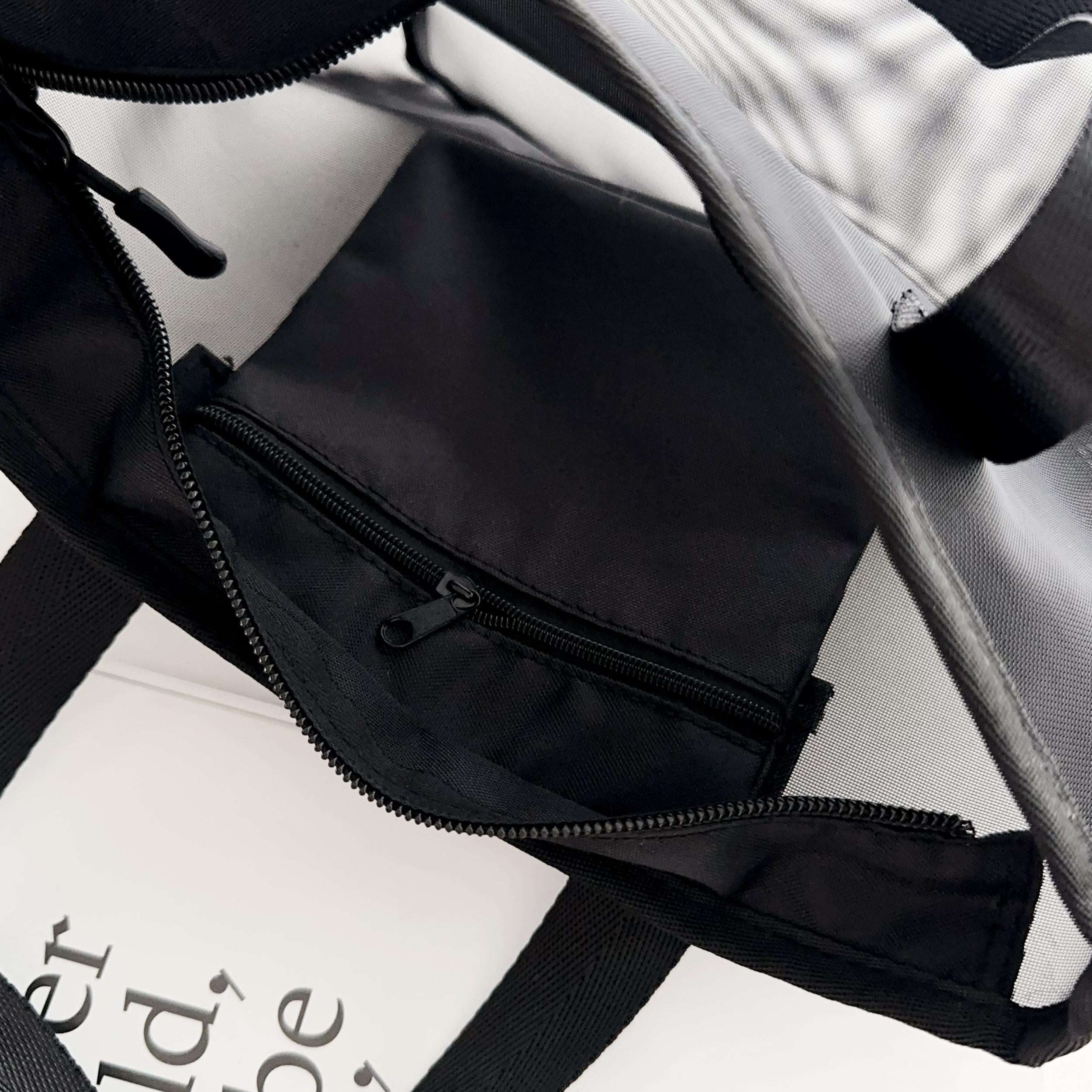 Portable Mesh Storage Bag for Makeup and Sanitary Napkins