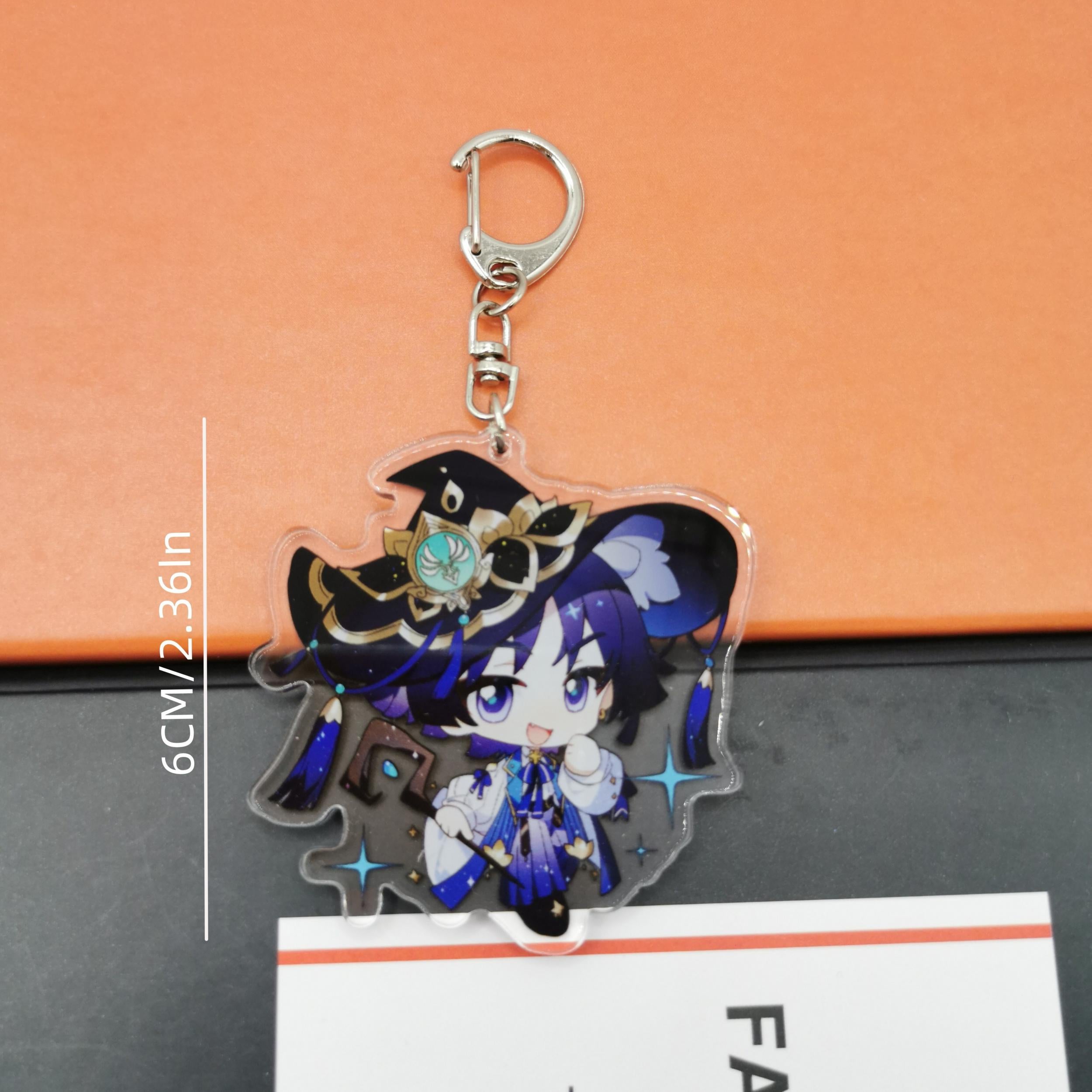 Anime Little Witch Key Ring Halloween Decoration Pendant
