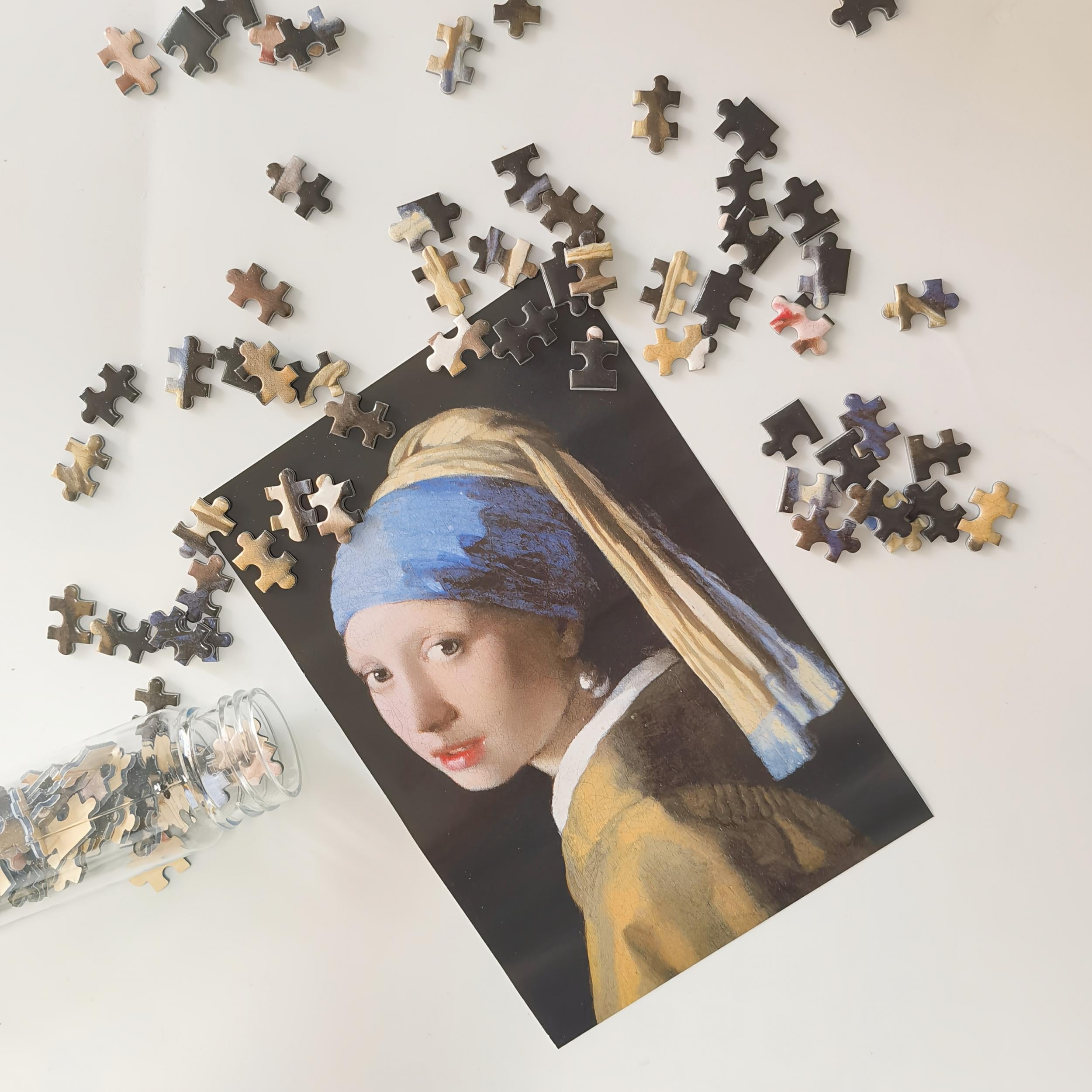 Mini Art Jigsaw Puzzle Vermeer's Girl with a Pearl Earring 150pcs