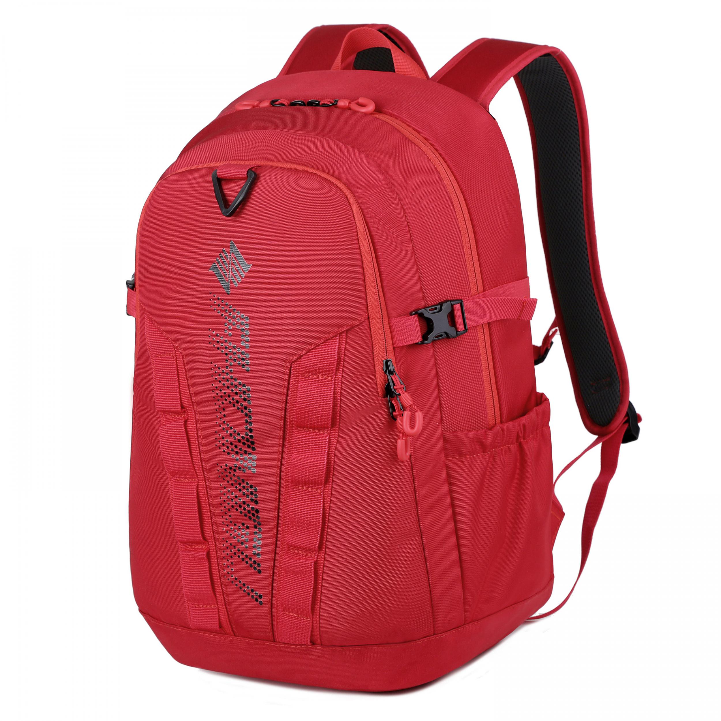 Casual Letter Print Zipper Backpack Large Capacity Travel Storage Rucksack