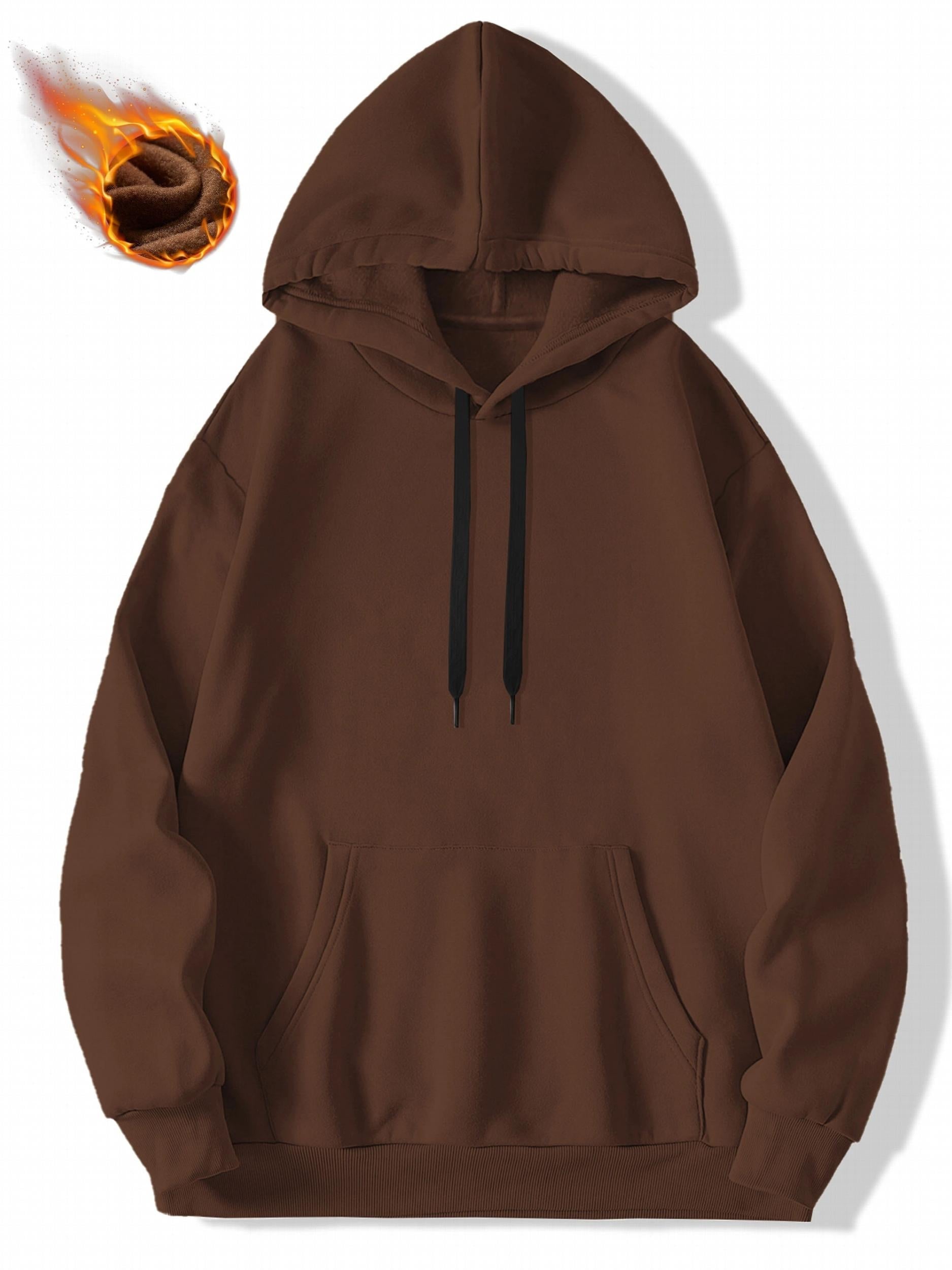 Men's Fleece Hoodie with Kangaroo Pocket