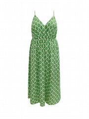  Graphic Print Maxi Cami Dress