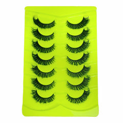 Cat Eye Lashes 7 Pairs Fluffy False Lashes Soft Natural Look