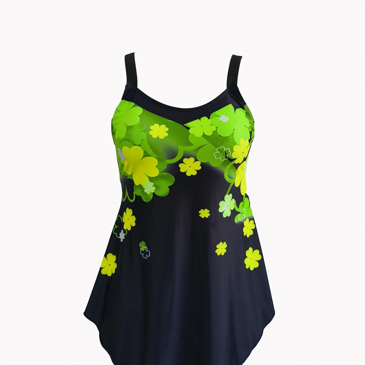  Floral Print Cut Out Swimsuit Set