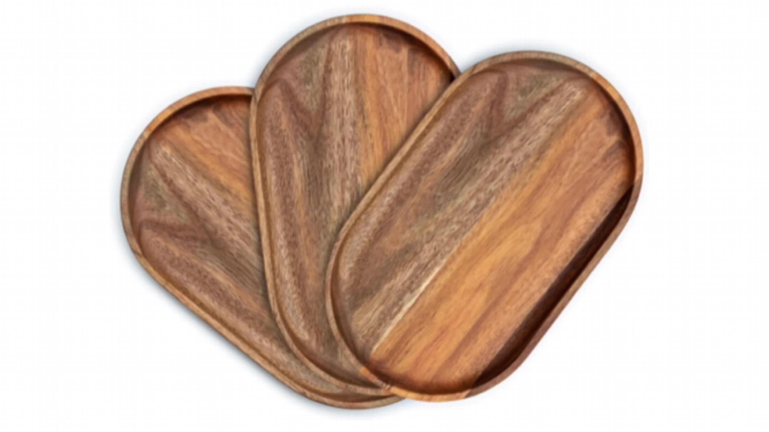 Japanese Style Wooden Rolling Tray Cup Coaster Home Decor Kitchen Accessories