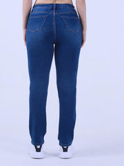  Button Fly Flared Leg Denim Pants