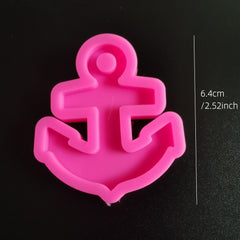 Anchor Silicone Mold Keychain Car Bag Pendant Epoxy Resin DIY Jewelry