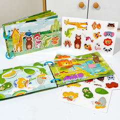 Animal Sticker Book - Fun and Educational Learning