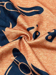 Women's Plus Ghost & Pumpkin Print Long Sleeve Cardigan