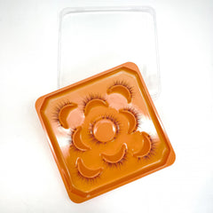 5 Pairs D Curling Natural Eyelashes 8-12mm Wispy Volume Lashes